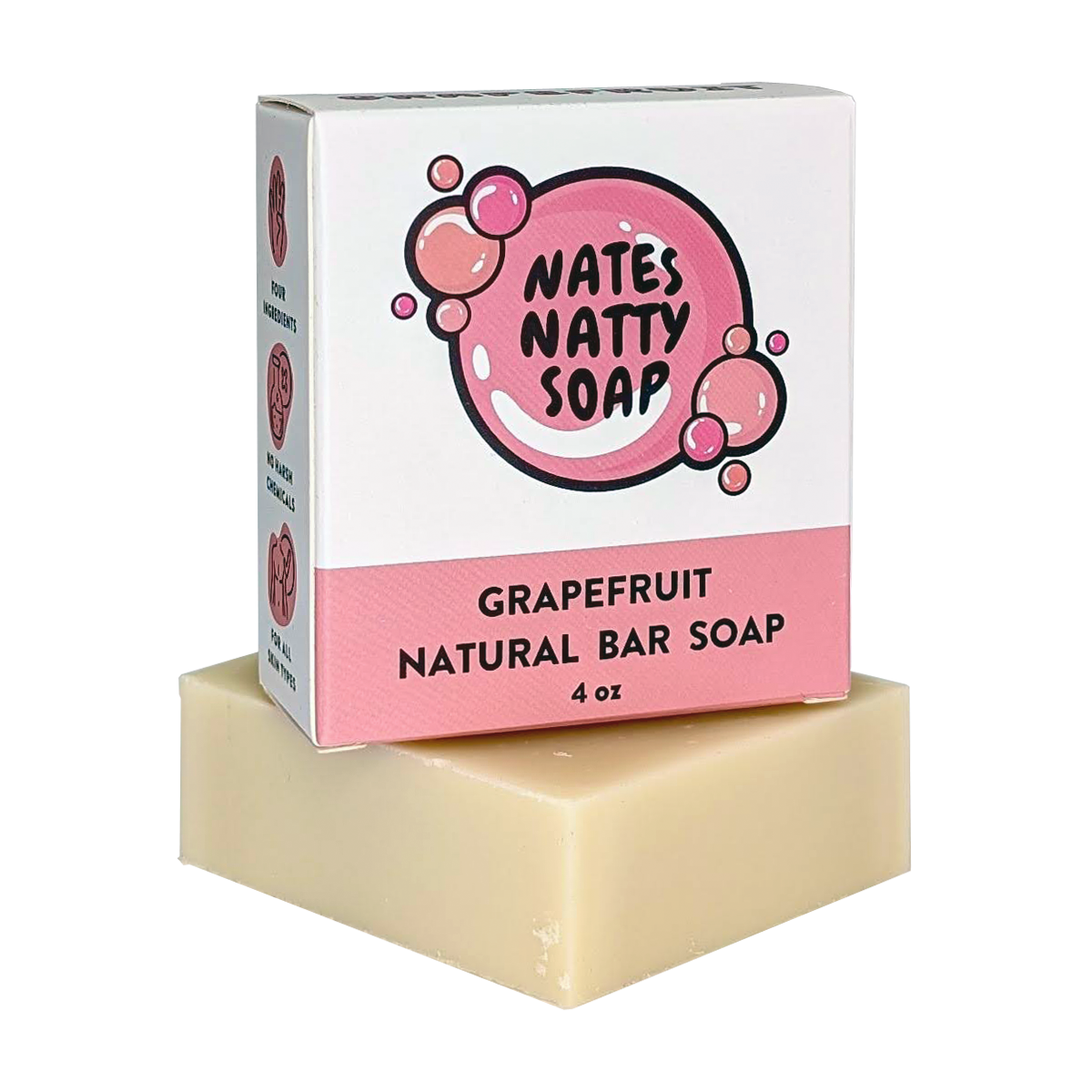 Grapefruit Bar Soap, 4oz.
