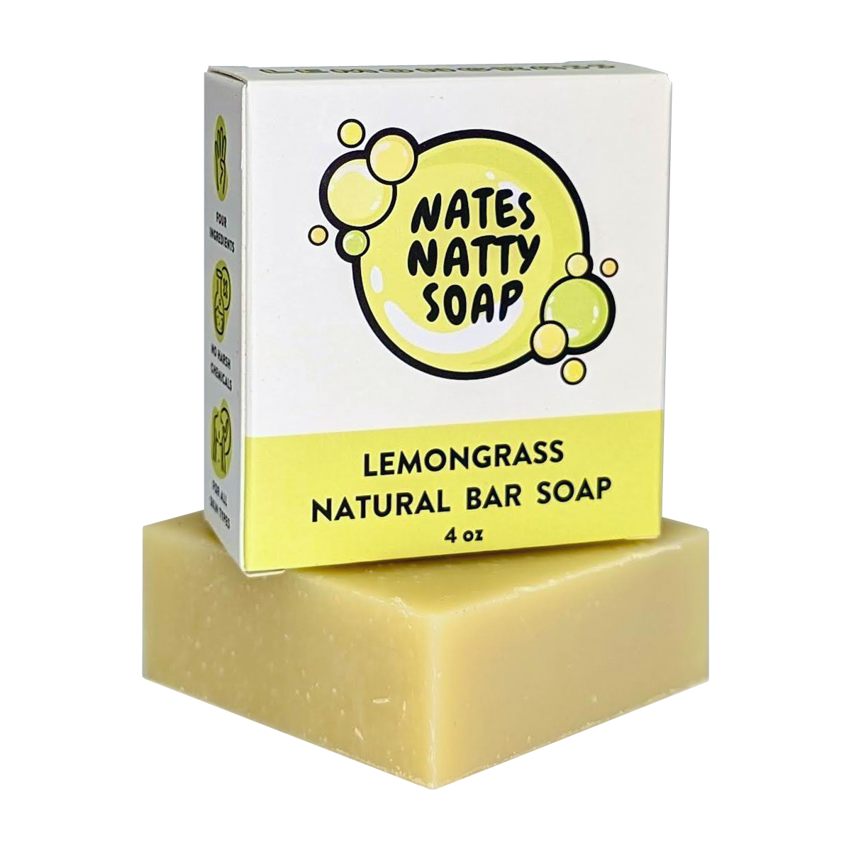 Lemongrass Bar Soap, 4oz.