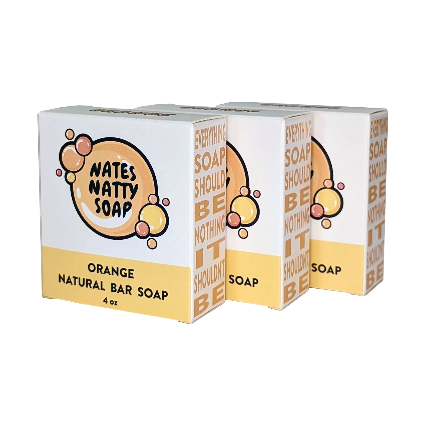 Orange Bar Soap, 4oz.