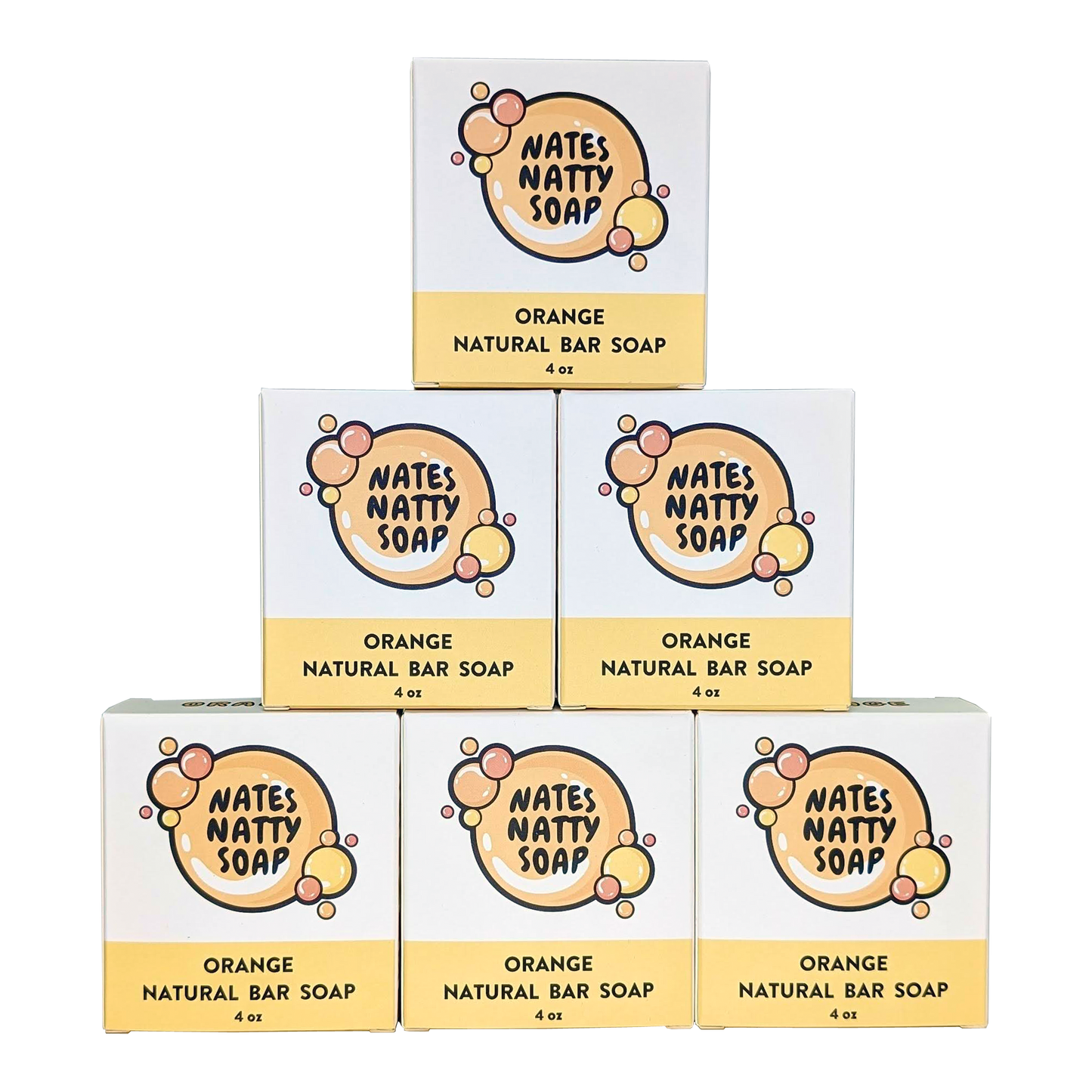 Orange Bar Soap, 4oz.