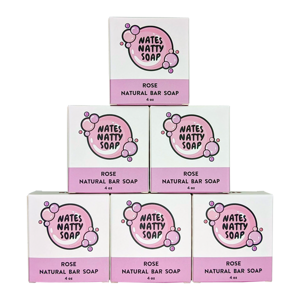 Rose Bar Soap 6-Pack