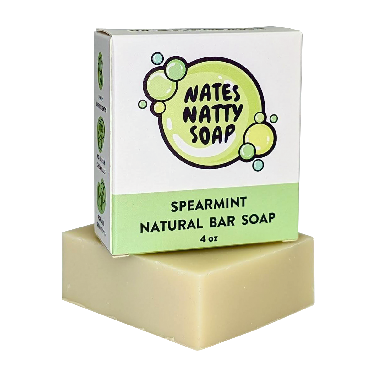 Spearmint Bar Soap, 4oz.