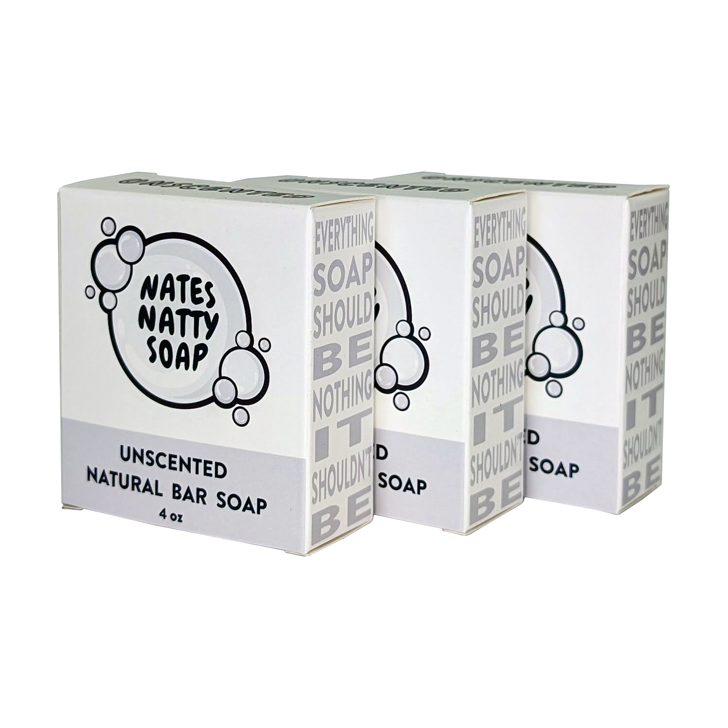 Unscented Bar Soap, 4oz.