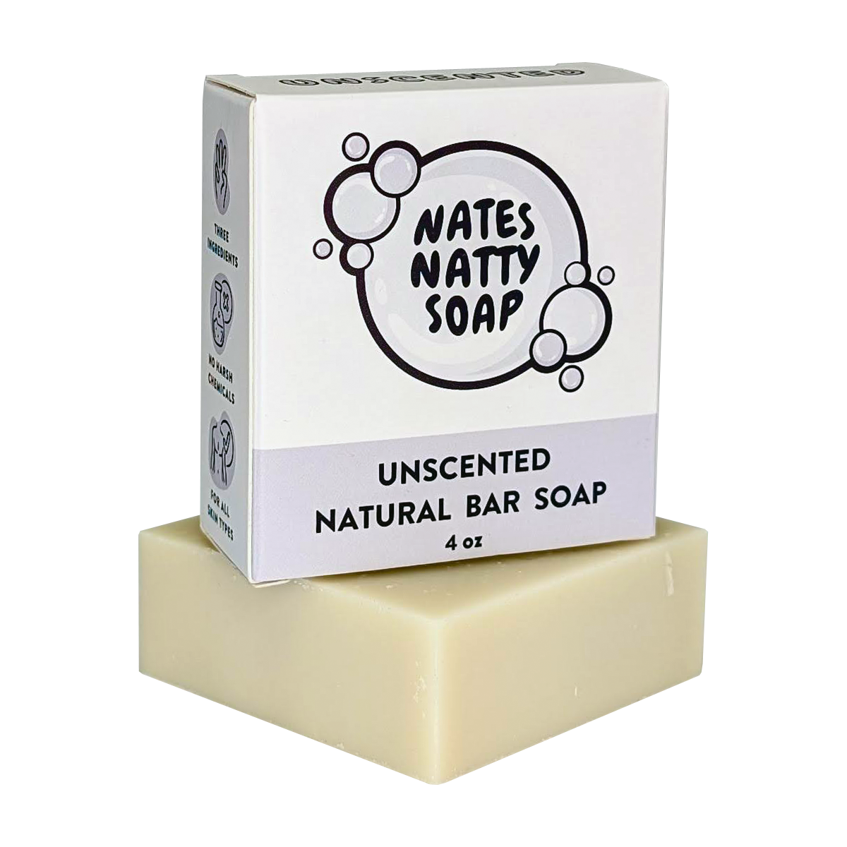 Unscented Bar Soap, 4oz.