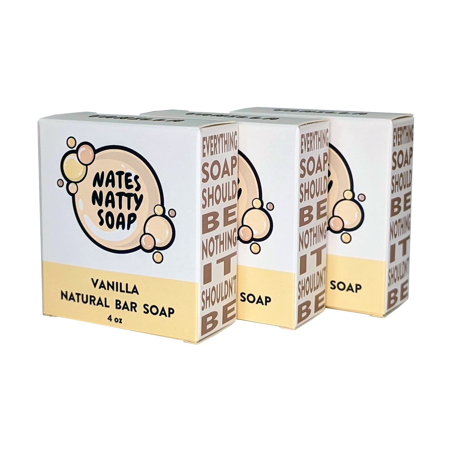 Vanilla Bar Soap, 4oz.