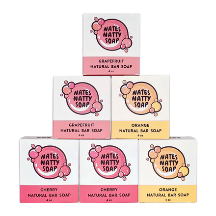 Fruit Bar Soap Variety Pack (6-Pack)