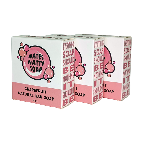 Grapefruit Bar Soap 3-Pack