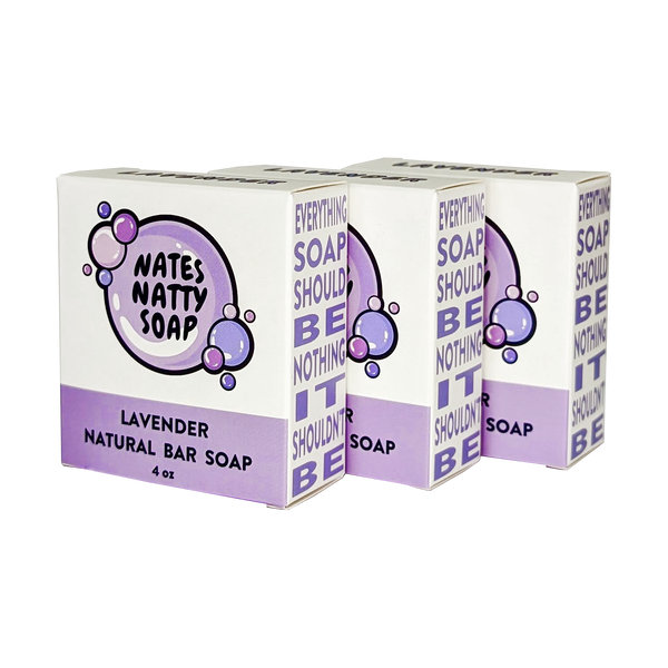 Lavender Bar Soap 3-Pack
