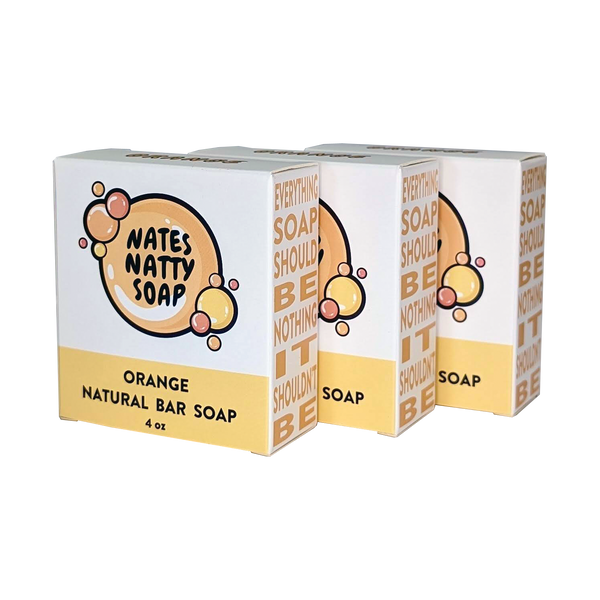 Orange Bar Soap 3-Pack