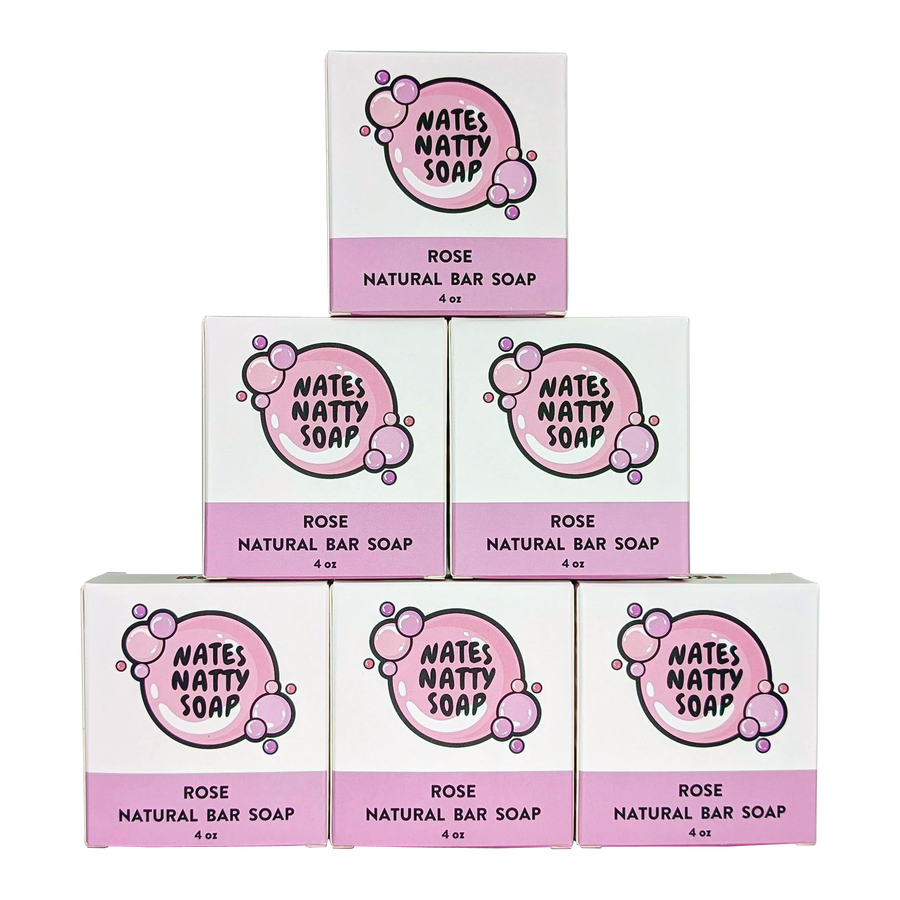 Rose Bar Soap 6-Pack