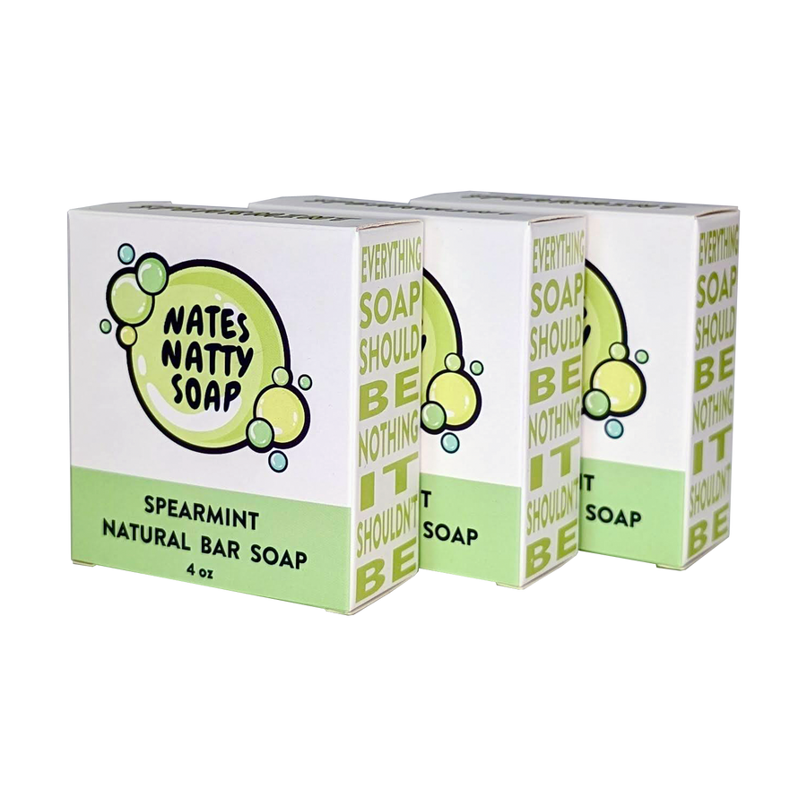 Spearmint Bar Soap 3-Pack